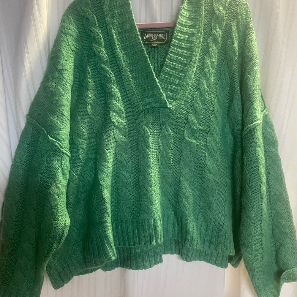 American eagle soft hooded sweater xl